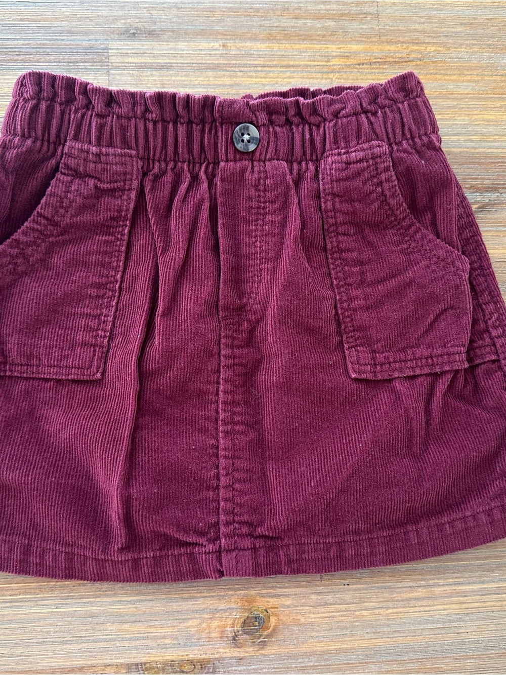 Old Navy Girls Corduroy Skirt - Burgundy
